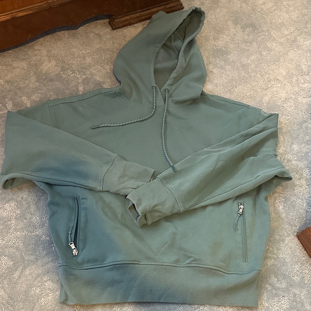 Old Navy Men's Teal Hoodie Sweater